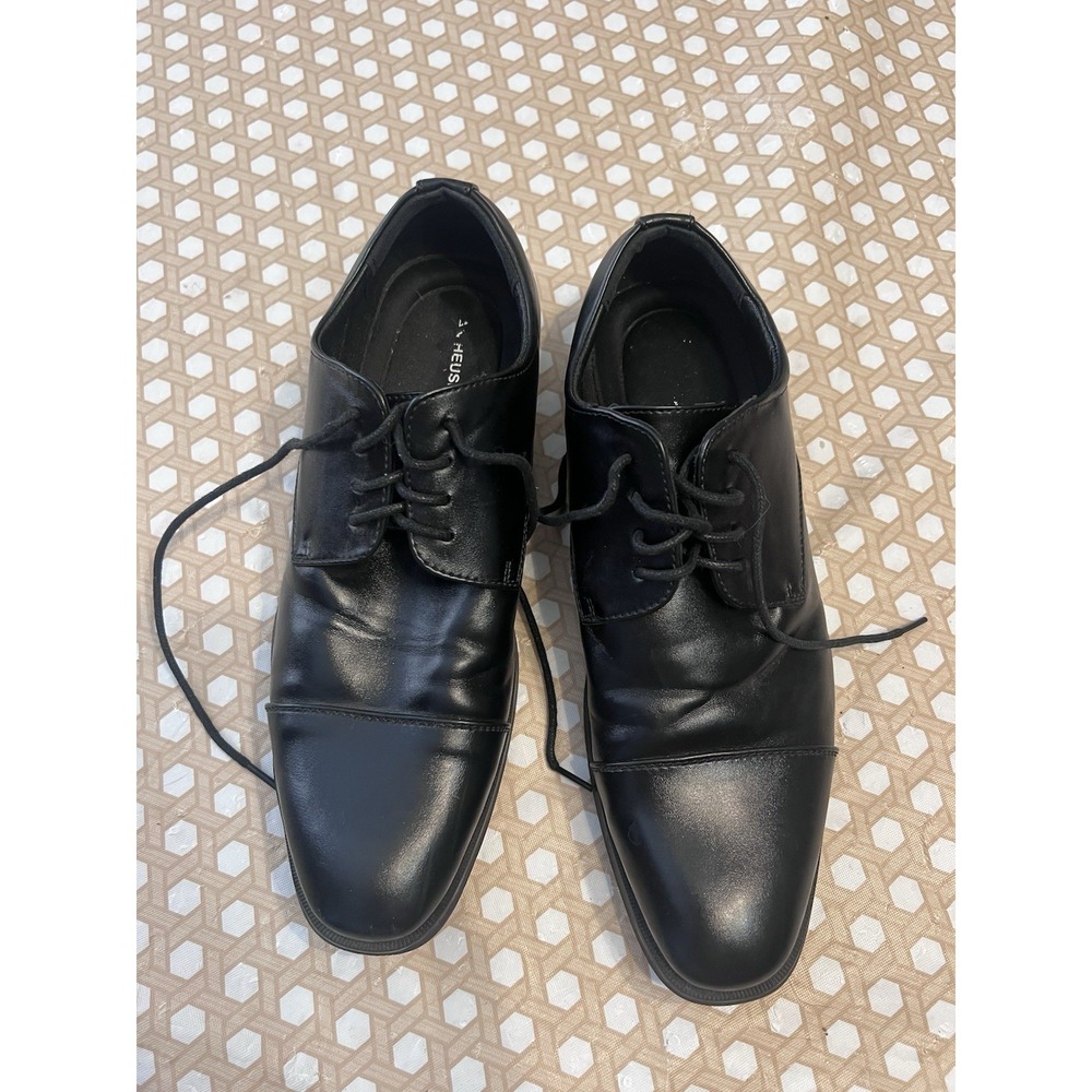 Mens Black Van-Heusen Dress Shoes Size‎ 9.5M Turk